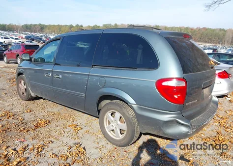 2006 Dodge Grand Caravan Sxt из США, поврежденный, VIN 2D4GP44L26R627824